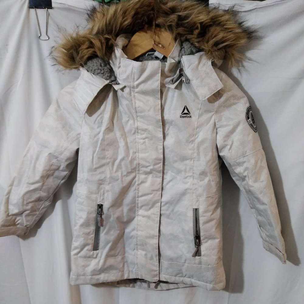 Reebok Girls' Active Systems Jacket w/ Faux Fur 6X